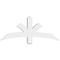 Ekena Millwork Davenport Architectural Grade PVC Gable Bracket, 48"W x 20"H x 4"D x 4"F, 10/12 Pitch GBP048X20X0404DAV00 - alternate 2